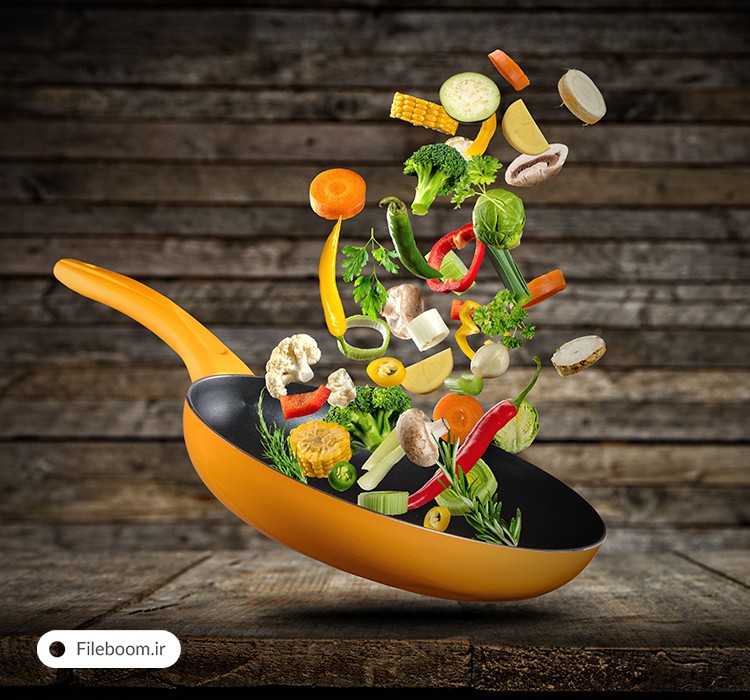 مجموعه تصاویر باکیفیت با موضوع غذا و سبزیجات