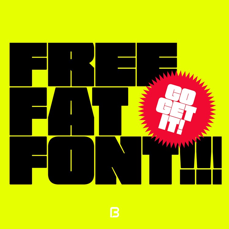 فونت انگلیسی بولد Free fat font