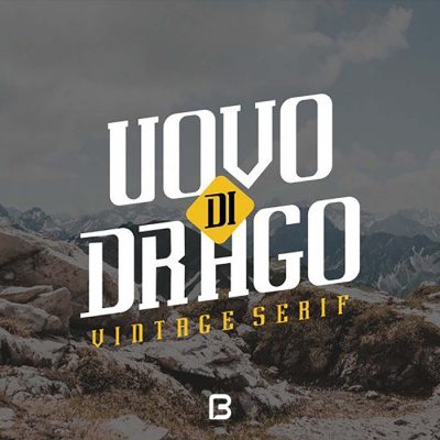 فونت انگلیسی Uovo Drago