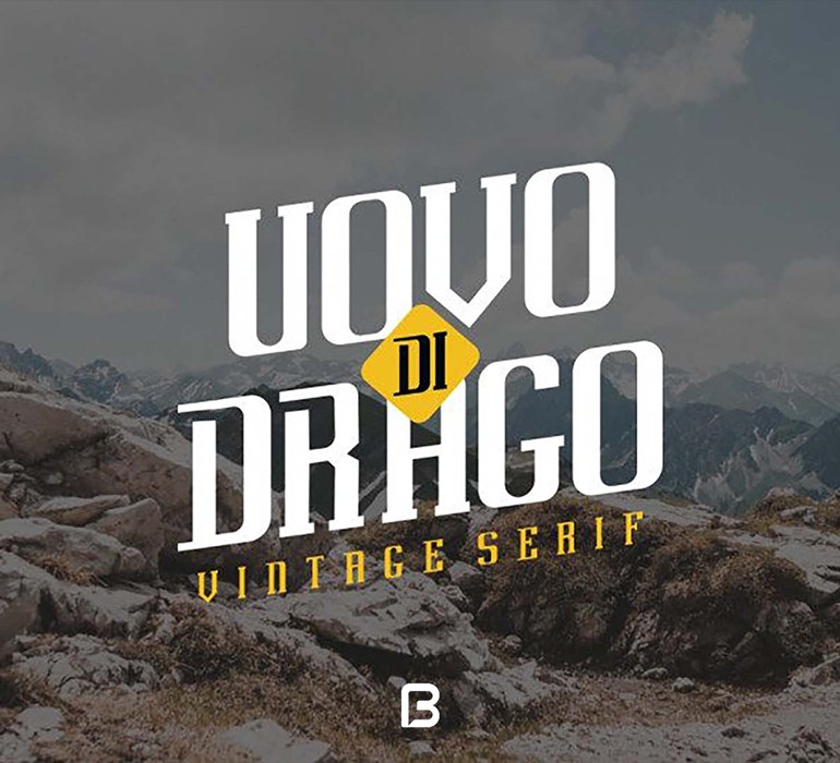فونت انگلیسی Uovo Drago
