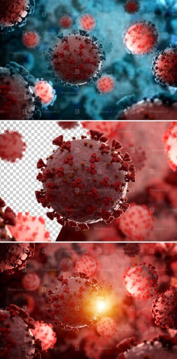 مجموعه ۷ فایل لایه باز کرونا ویروس Coronavirus Disease