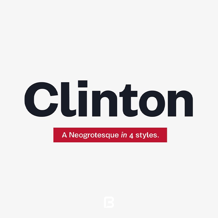 مجموعه فونت انگلیسی کلینتون Clinton Font Family