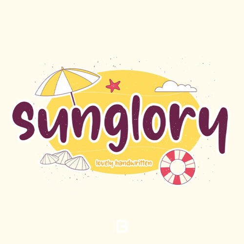 فونت دست نویس انگلیسی Sunglory