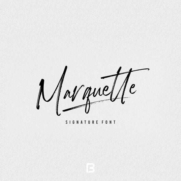 فونت امضا انگلیسی Marquette