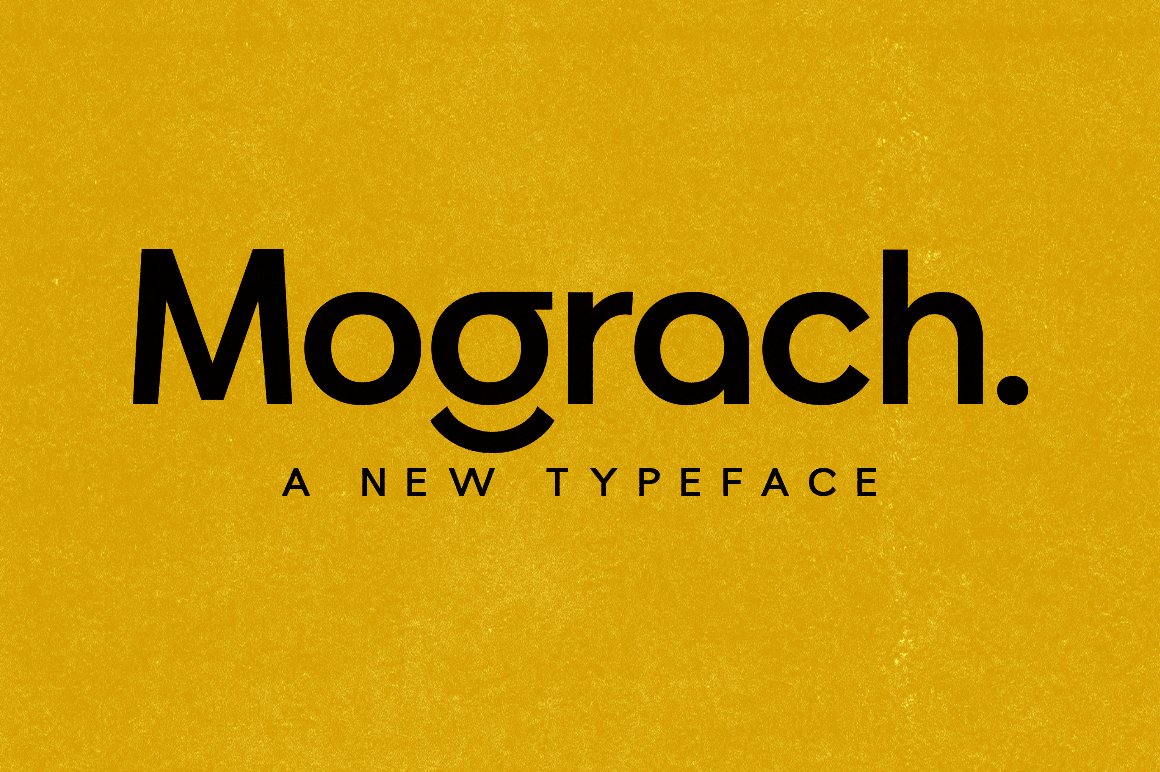 فونت انگلیسی Mograch