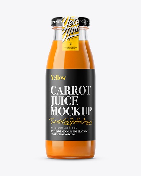 موکاپ بطری آب هویج