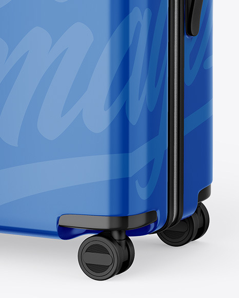 موکاپ چمدان مسافرتی براق