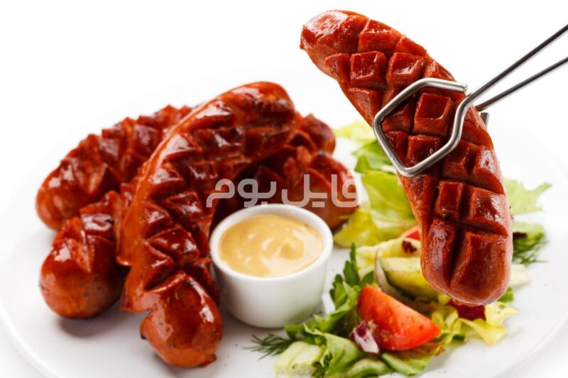 25 عکس استوک سوسیس گریل شده